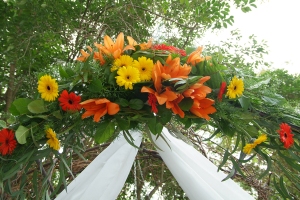 arch flowers